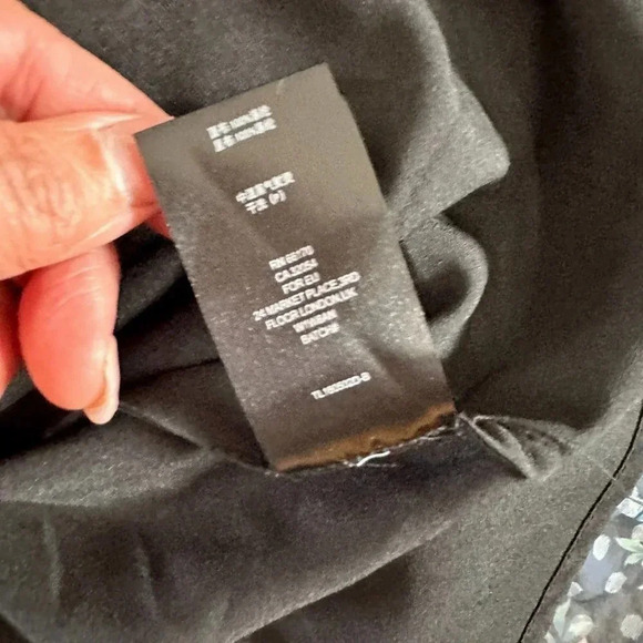 La Maison Talulah Dress Womens Medium Tiered Swiss Dot Ruffle Sheer Lace Aplique - Picture 8 of 16